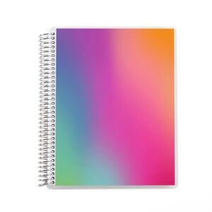 NWT Erin Condren Take Note 7" x 9" Spiral Bound Graph Paper Notebook Colorblends